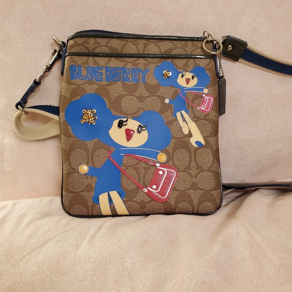 Coach Poppy Blueberry Bag